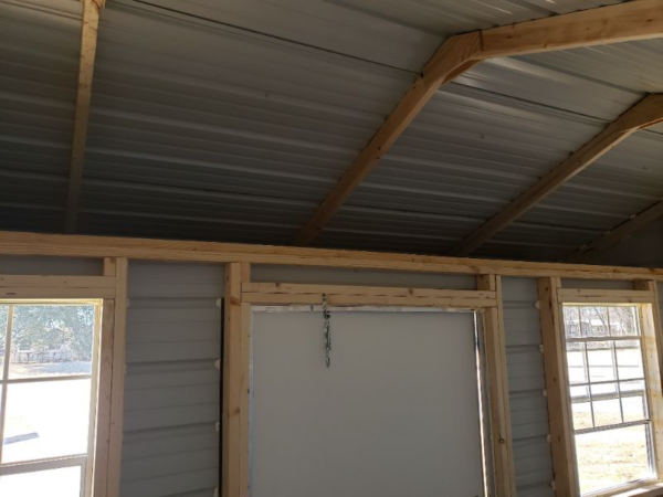 12x16 Standard Gable Shed with Side Porch