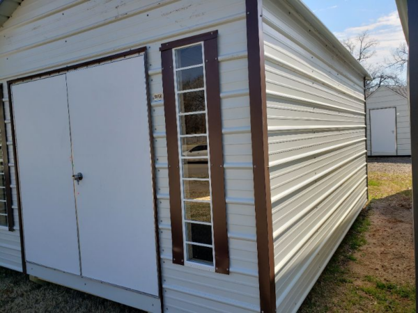 12x16 Two Tone Gable Shed in Louisiana