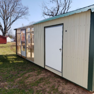 12x24 greenhouse with storage in louisiana