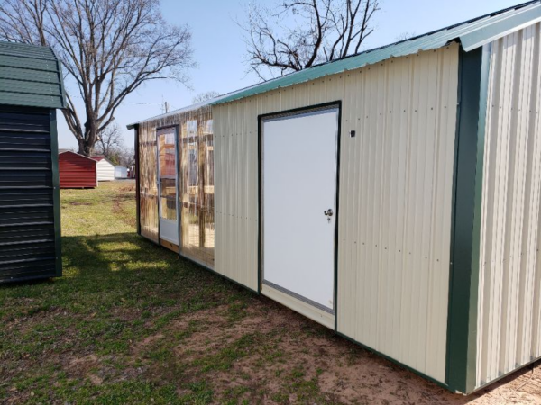 12x24 greenhouse with storage in louisiana