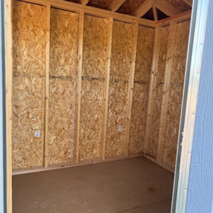 8x8 economy gable shed in louisiana
