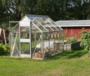turn a shed into a potting shed